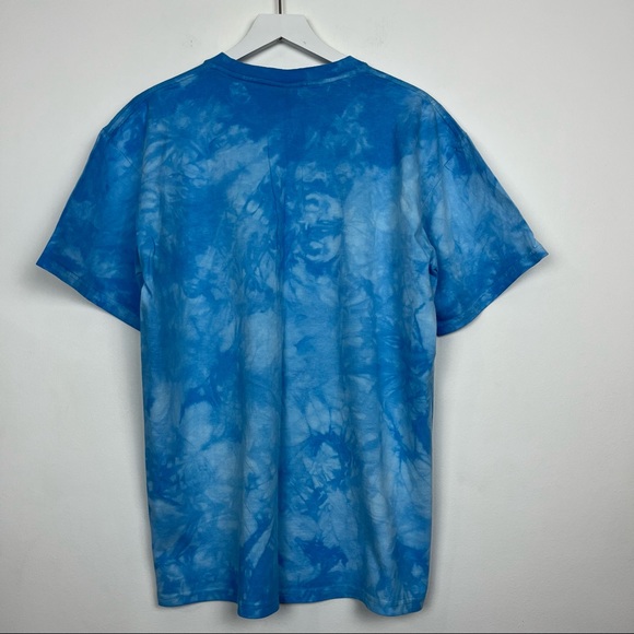 Vintage Dolphin T-Shirt Underwater Ocean Scene Allover Print Waves Surfing - Picture 4 of 6